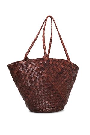 Burnt leather Egola shopping bag DRAGON DIFFUSION | 8026DGS5MATBRUCIATO